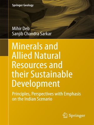 cover image of Minerals and Allied Natural Resources and their Sustainable Development